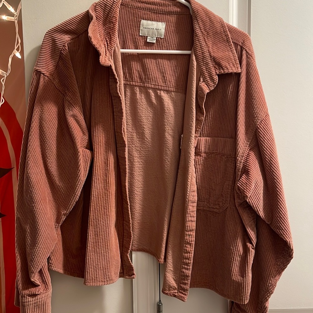 Pale pink corduroy jacket